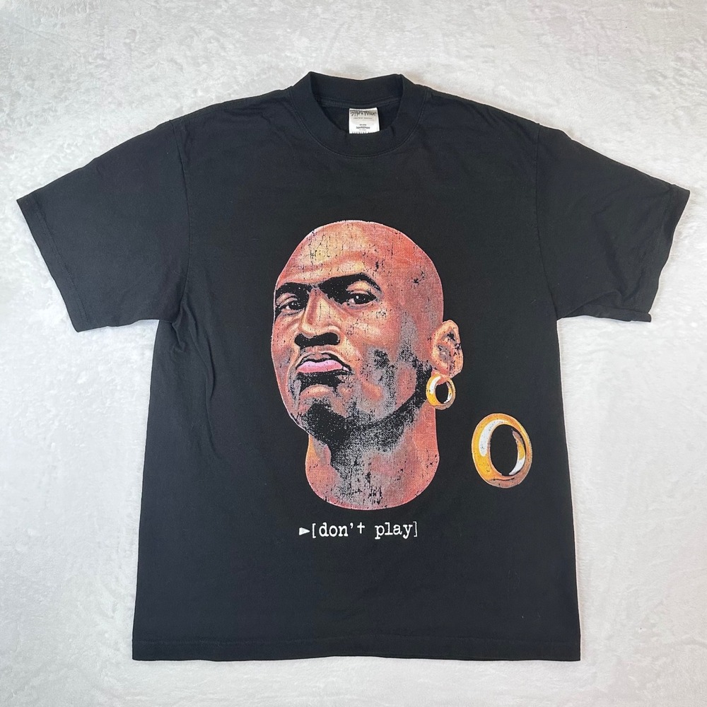 Shaka Wear Michael Jordan Graphic Tee Black Super Max Heavy Streetwear Large